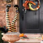 Halloween decoration evil witch thigh tag1
