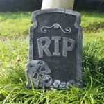 Halloween ghost festival decoration bubble tombstone tag1