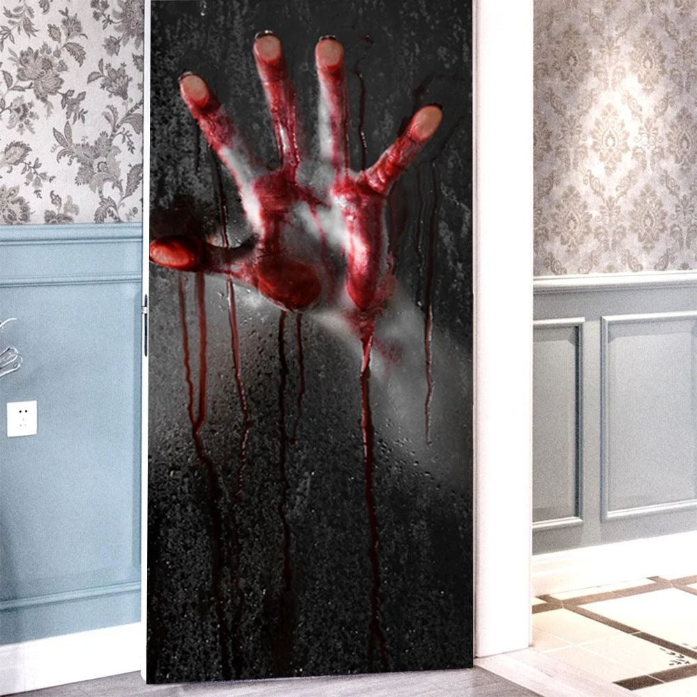 Halloween ghost hand door stickers -  - #tag1#