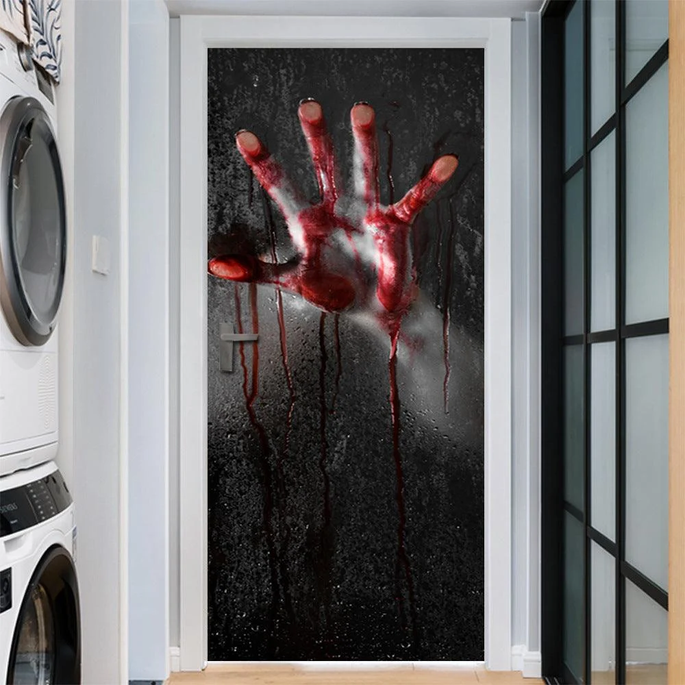 Halloween ghost hand door stickers -  - #tag1#