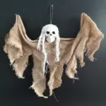 Halloween ghost skull decoration hanging tag1