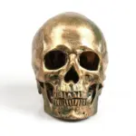 Halloween resin skull tag1