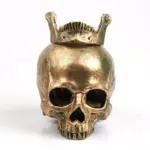 Halloween resin skull tag1