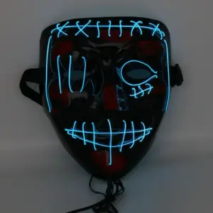 Halloween scary face hood