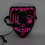Halloween scary face hood tag1