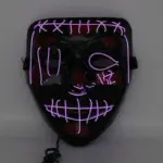 Halloween scary face hood tag1
