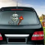 Halloween wiper sticker tag1