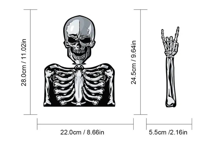 Halloween wiper sticker tag1