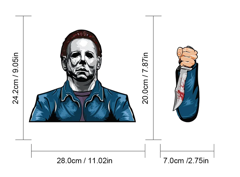 Halloween wiper sticker -  - #tag1#