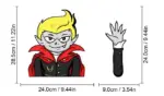 Halloween wiper sticker tag1