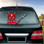 Halloween wiper sticker tag1