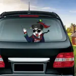 Halloween wiper sticker tag1