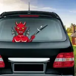 Halloween wiper sticker tag1