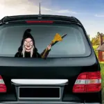 Halloween wiper sticker tag1