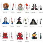 Halloween wiper sticker tag1