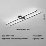 Hallway_Corridor_Staircase_Nordic_Lamp_Long_LED_Ceiling_Lights_-_-_tag1_-4266778 Hallway Corridor Staircase Nordic Lamp Long LED Ceiling Lights tag1