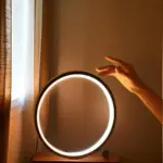 Halo Glo Lamp LED Minimalist Dimmable Round Table Lamp tag1