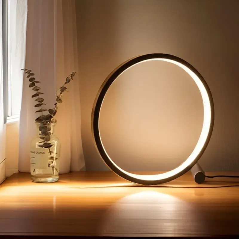 Halo Glow Round Table Lamp tag1