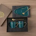 Hand Painted Ceramic Cup and Saucer Set Decorfaure Exclusive Decorfaure