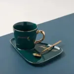 Hand Painted Ceramic Cup and Saucer Set Decorfaure Exclusive Decorfaure