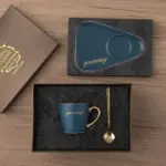 Hand Painted Ceramic Cup and Saucer Set Decorfaure Exclusive Decorfaure