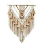 Hand Woven Color Macrame Tapestry