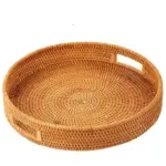 Hand Woven Round Rattan Basket
