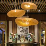 HandMade Vintage Bamboo Weaving LED Pendant Light Home Hanging Chandelier Lighting Living Room Kitchen Rattan Woven 8cb3b898 0a11 470d a70a cf683a8fdb73