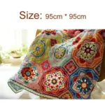 Hand_Crocheted_Flower_Blanket_-_-4199214 Hand Crocheted Flower Blanket