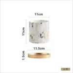 Hand_Made_Planter_With_Gold_Tray_-_-4199261 Hand Made Planter With Gold Tray