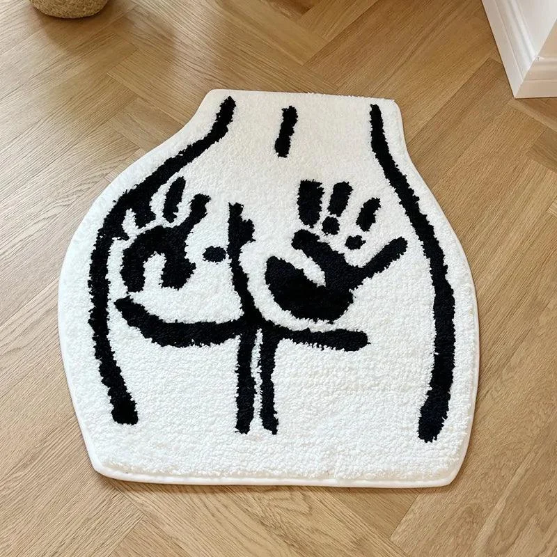 Hand Marked Butt Hand-Crafted Rug -