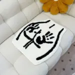 Hand Marked Butt Hand Crafted Rug