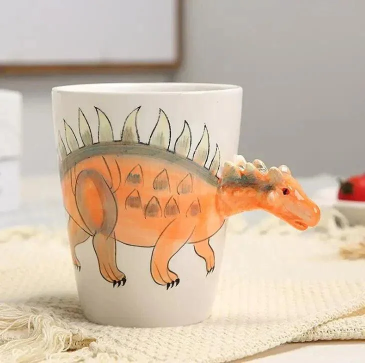 Hand Painted Ceramic Dinosaur Mug -  - #tag1#