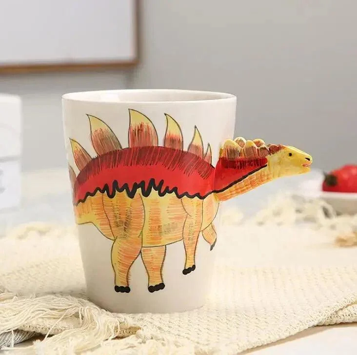 Hand Painted Ceramic Dinosaur Mug -  - #tag1#