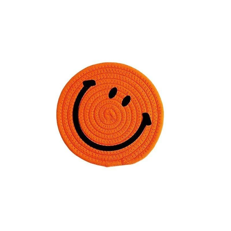 Hand Tufted Plush Retro Style Flower Coaster -  - #tag1#