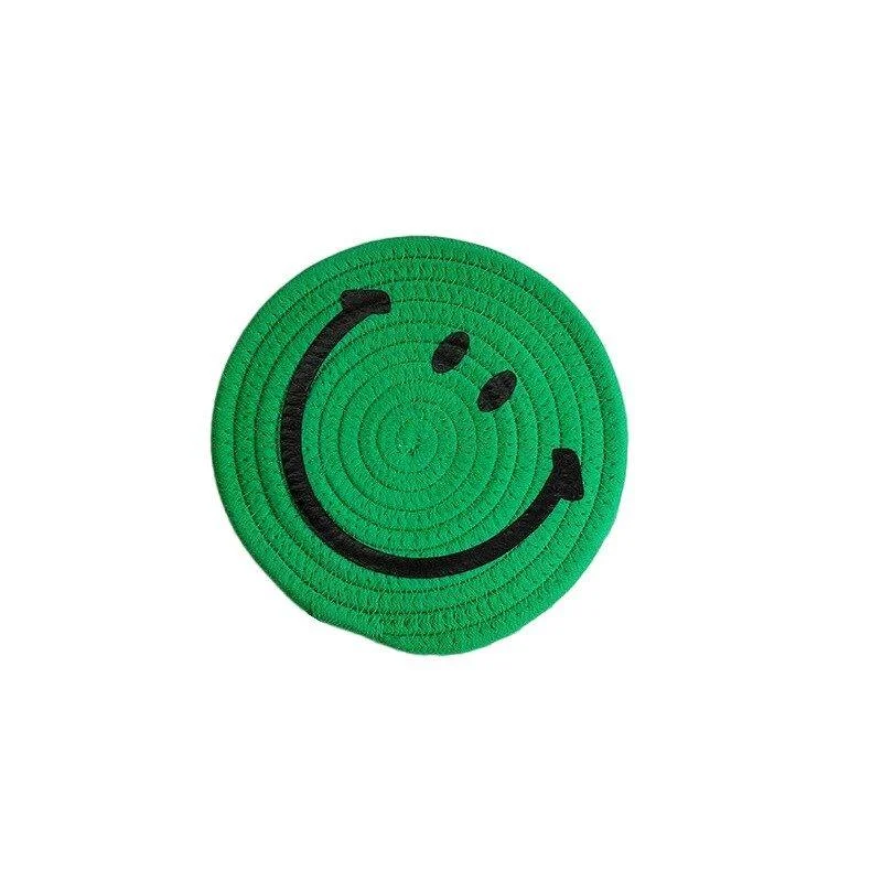Hand Tufted Plush Retro Style Flower Coaster -  - #tag1#
