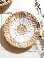 Hand Woven Basket Wall Decor tag1