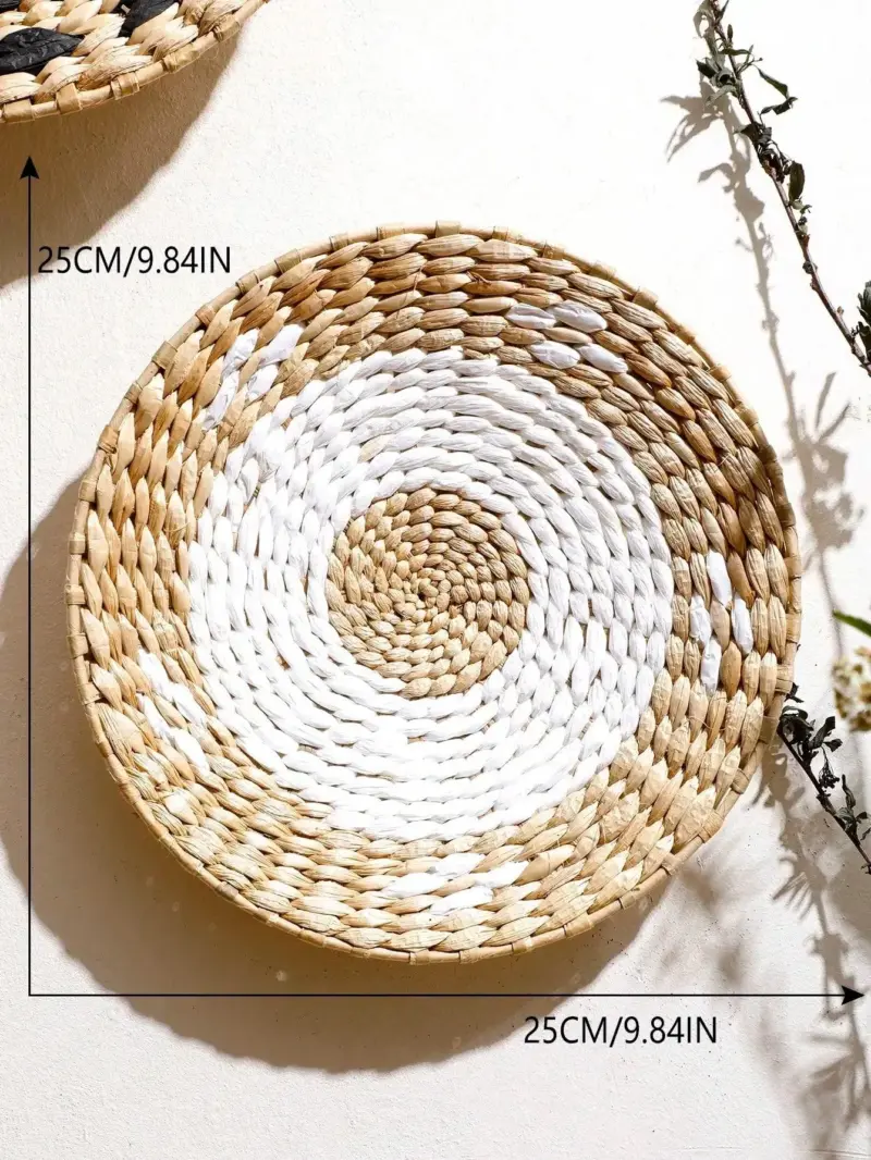 Hand Woven Basket Wall Decor tag1