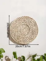 Hand Woven Basket Wall Decor tag1