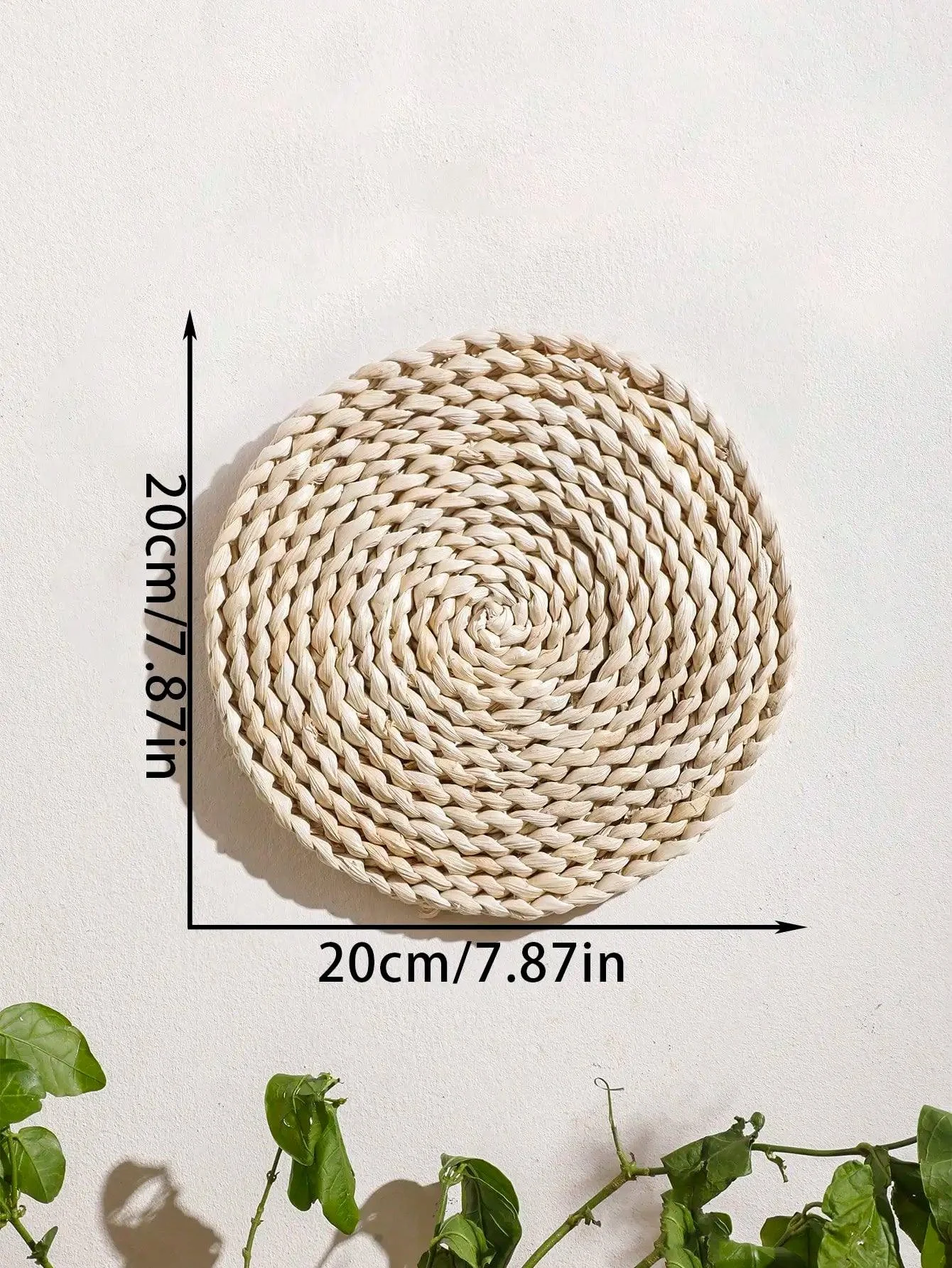 Hand Woven Basket Wall Decor -  - #tag1#