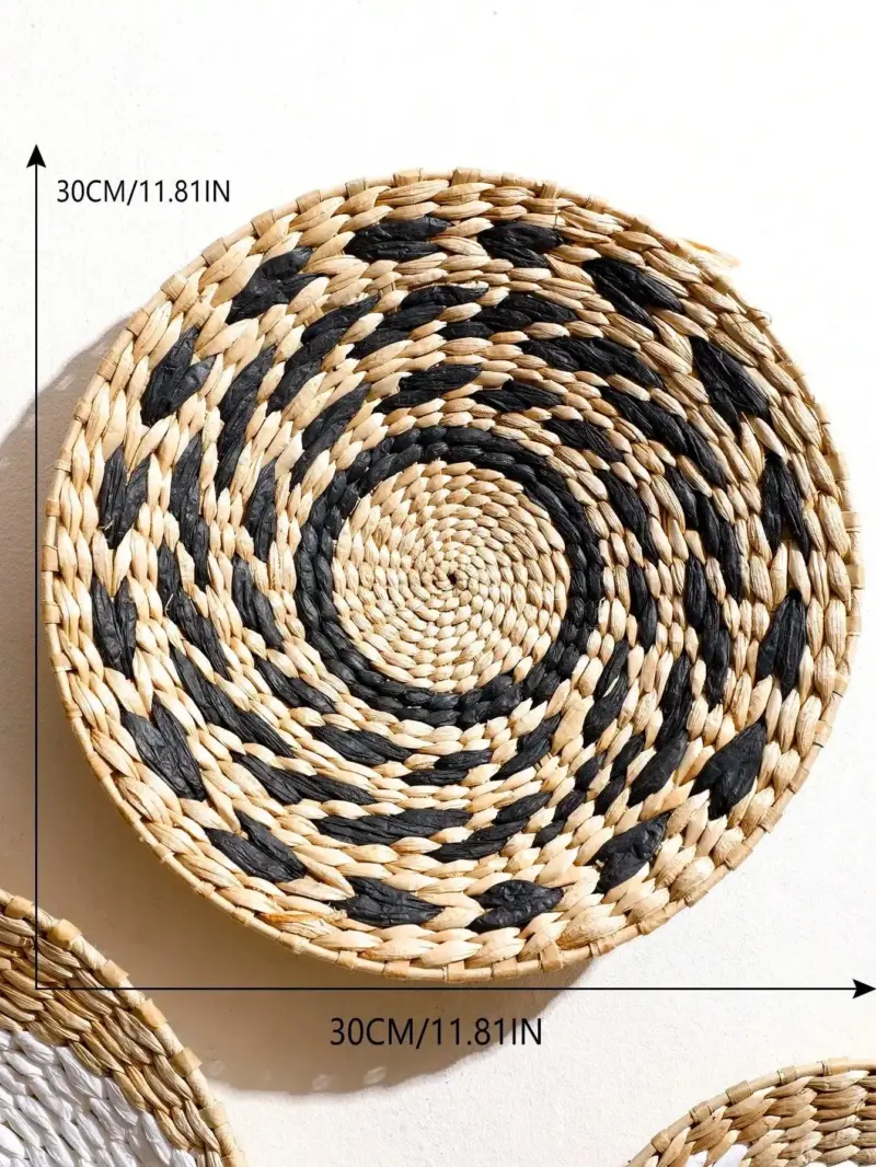 Hand Woven Basket Wall Decor tag1