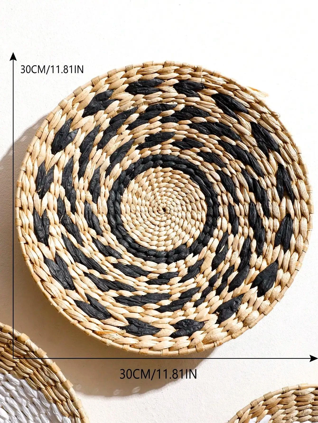 Hand Woven Basket Wall Decor -  - #tag1#