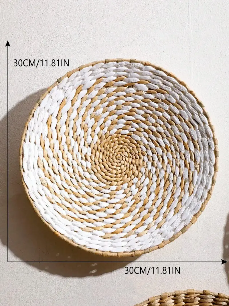 Hand Woven Basket Wall Decor tag1
