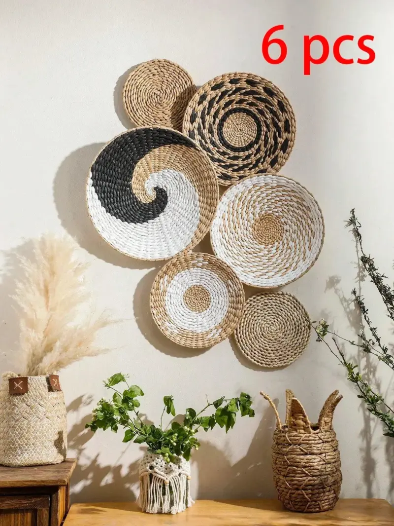 Hand Woven Basket Wall Decor tag1