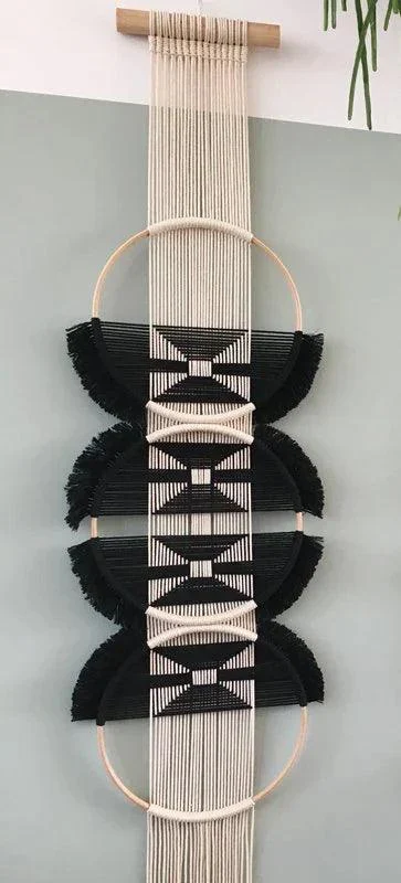 Hand Woven Wooden Wall Hanging -  - #tag1#