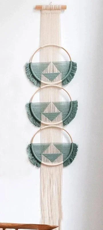 Hand Woven Wooden Wall Hanging -  - #tag1#
