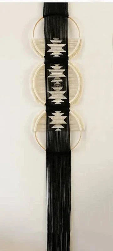 Hand Woven Wooden Wall Hanging -  - #tag1#