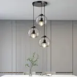 HandblownStainedGlassOrbPendantLightLampshade_4 HandblownStainedGlassOrbPendantLightLampshade