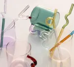 Handblown_Clear_Aesthetic_Glass_Cups_with_Ear_-_-4199588 Handblown Clear Aesthetic Glass Cups with Ear