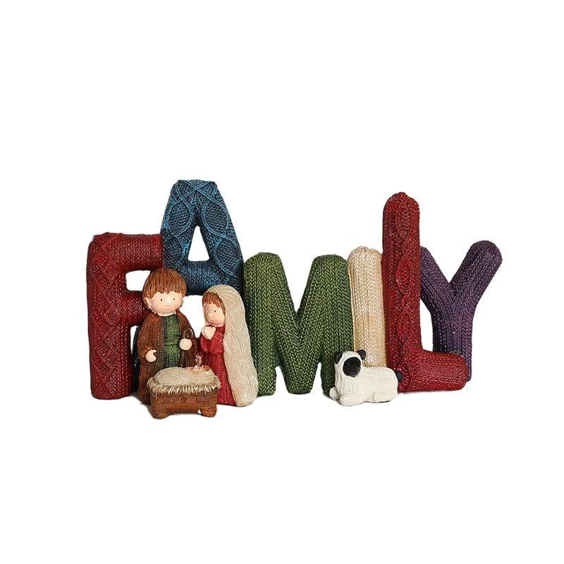 Handcrafts Family Nativity Statue -  - #tag1#